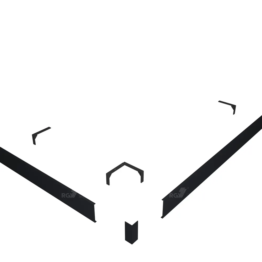 Экран для поддона RGW N/ST-21  90*130 (прямоуг) (Графит) — фото 1, Экраны для поддонов