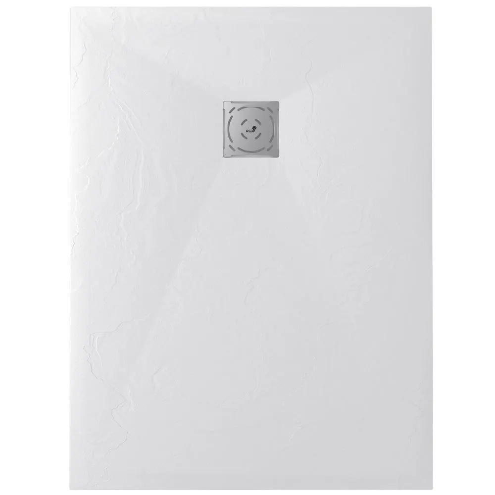 Душевой поддон  90*120*2,5 RGW ST-0129W Белый/Прямоуг Ø 90 мм Каменный — фото 2, Душевые поддоны из искусственного камня