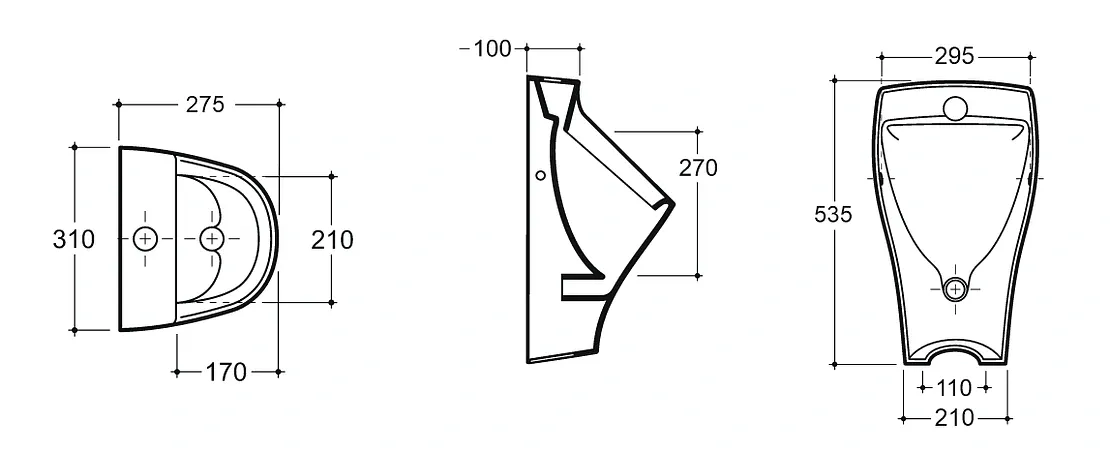 Товар: Писсуар КЕРАМИН ЛАГО белый глянец CDB00022868 (4810531135838) - фото 6 Писсуар КЕРАМИН ЛАГО белый глянец CDB00022868 (4810531135838) — фото 6, Писсуары