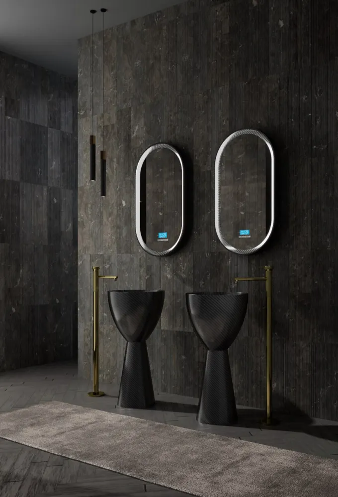 Товар: Раковина отдельностоящая карбоновая ABBER Karbon AK2003 черная - фото 6 Раковина отдельностоящая карбоновая ABBER Karbon AK2003 черная — фото 6, Раковины напольные