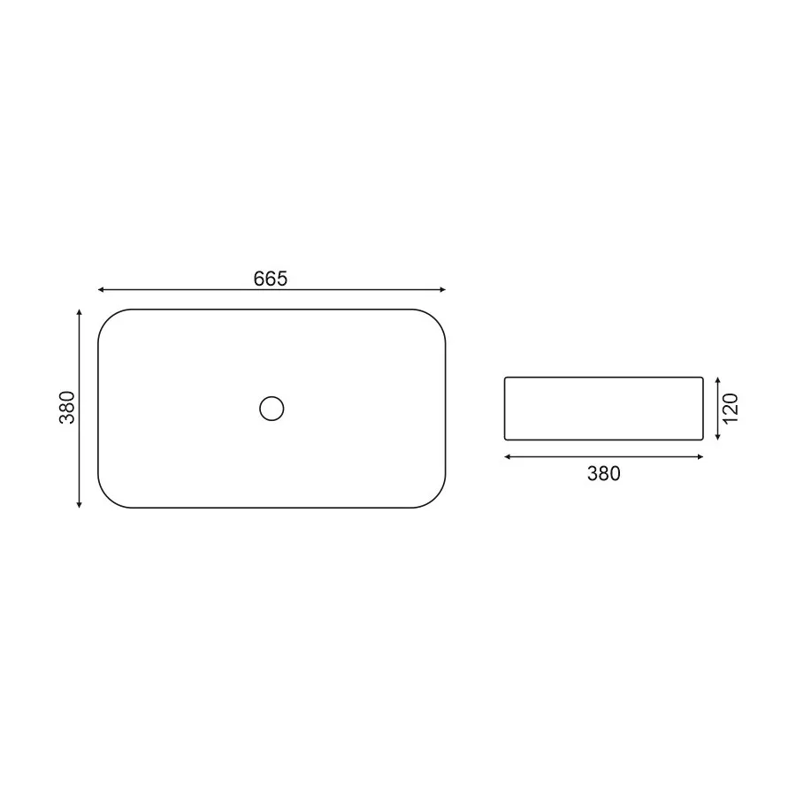 Комплект Bronze de Luxe: раковина TREND 1363-MG со смесителем FOCUS 24615BG СЕТ4 — фото 2, Раковины накладные