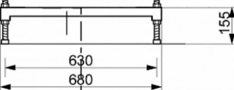 Товар: Подставка для ванны Aquanet 70х15 с регулируемыми опорами AQ-00332879 - фото 3 Подставка для ванны Aquanet 70х15 с регулируемыми опорами AQ-00332879 — фото 3, Комплектующие