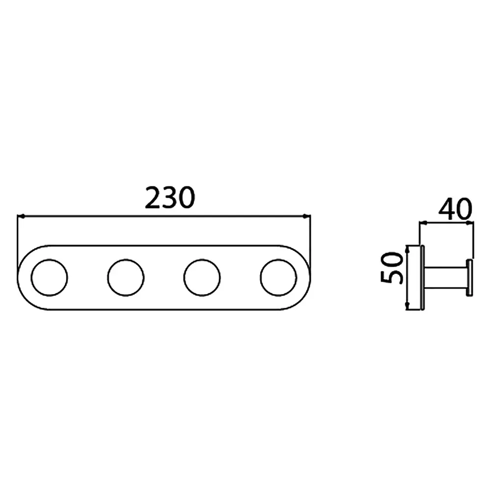 Товар: Вешалка-4 крючка Timo Saona 13015/19 розовое золото - фото 2 Вешалка-4 крючка Timo Saona 13015/19 розовое золото — фото 2, Крючки для полотенец