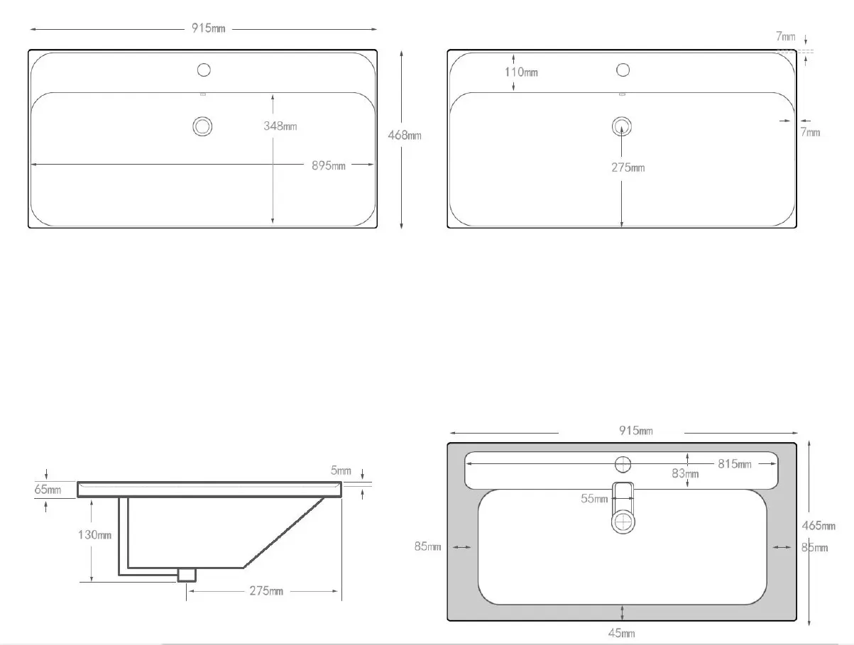 Раковина Aquanet Flash 90 00333269 — фото 9, Раковины