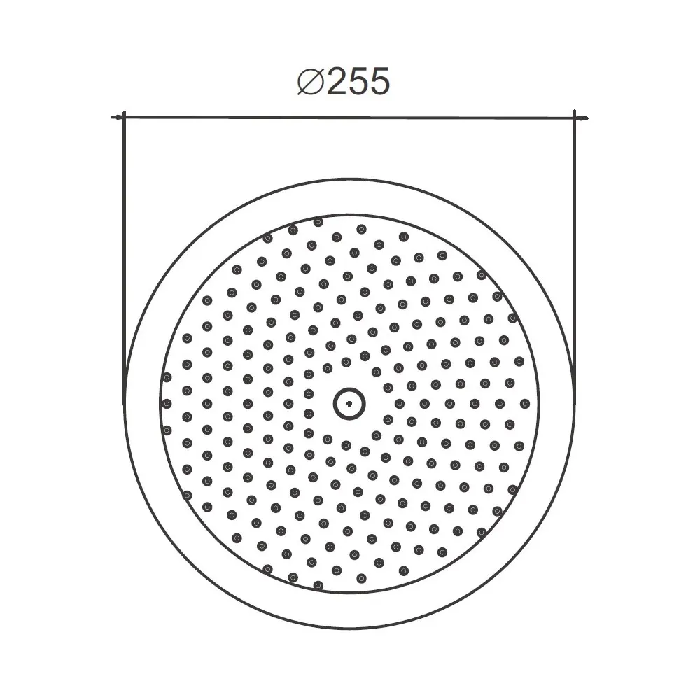 Товар: Верхний душ BELZ BD01-7, черный - фото 1 Верхний душ BELZ BD01-7, черный — фото 1, Верхние души