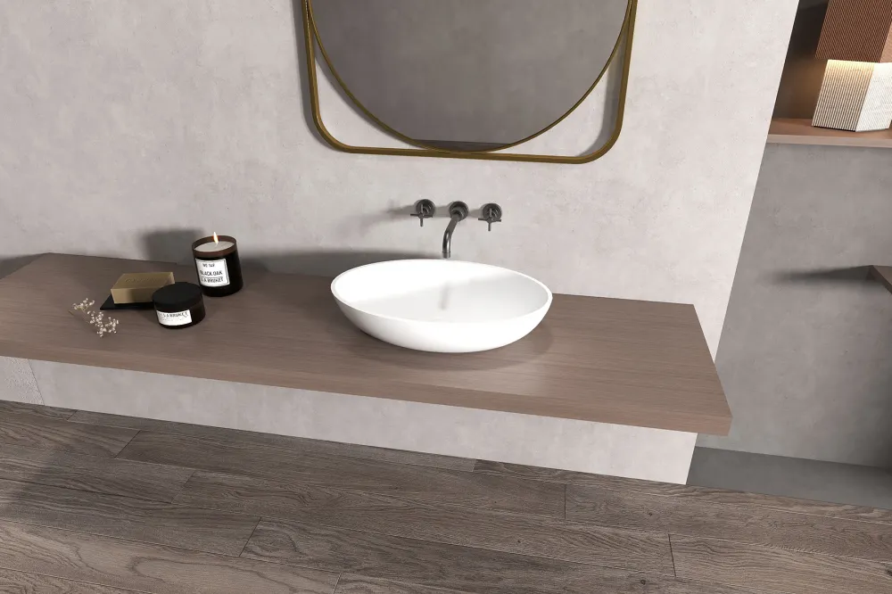 Товар: Раковина накладная ABBER Stein AS2635 белая матовая - фото 6 Раковина накладная ABBER Stein AS2635 белая матовая — фото 6, Раковины накладные