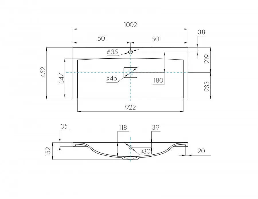 Товар: Раковина АЙРИС М 100, белая 1A73273KAG010 - фото 4 Раковина АЙРИС М 100, белая 1A73273KAG010 — фото 4, Раковины