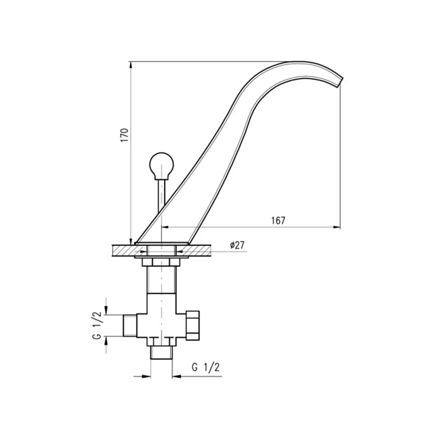 Товар: VOD6100 Высокий водопад с переключателем - фото 2 VOD6100 Высокий водопад с переключателем — фото 2, Изливы