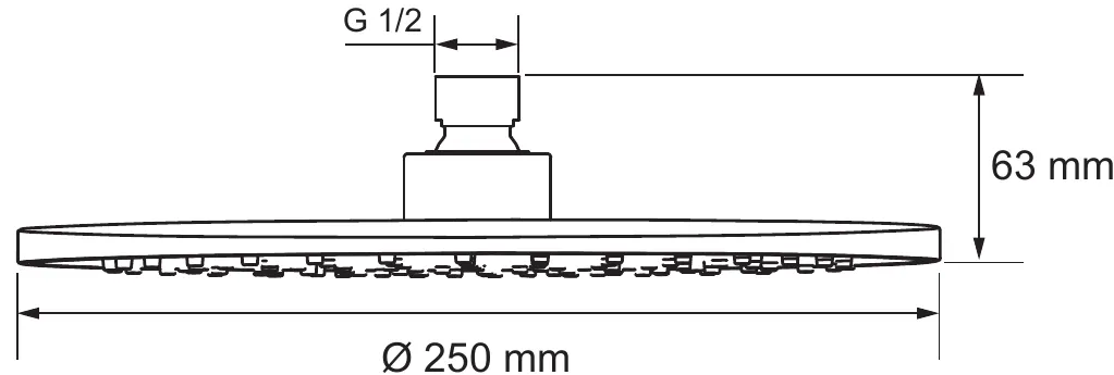 Товар: Верхний душ Aquanet Static AF330-84-R250B - фото 3 Верхний душ Aquanet Static AF330-84-R250B — фото 3, Верхние души