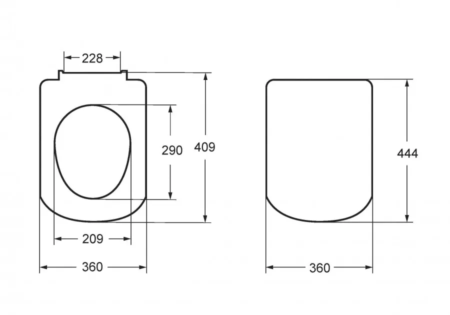 DEBBA SLIM Сиденье и крышка для унитаза, дюропласт., с механизмом Soft-Closing, белое. ROCA 78019D2003 — фото 10, Сиденья для унитаза