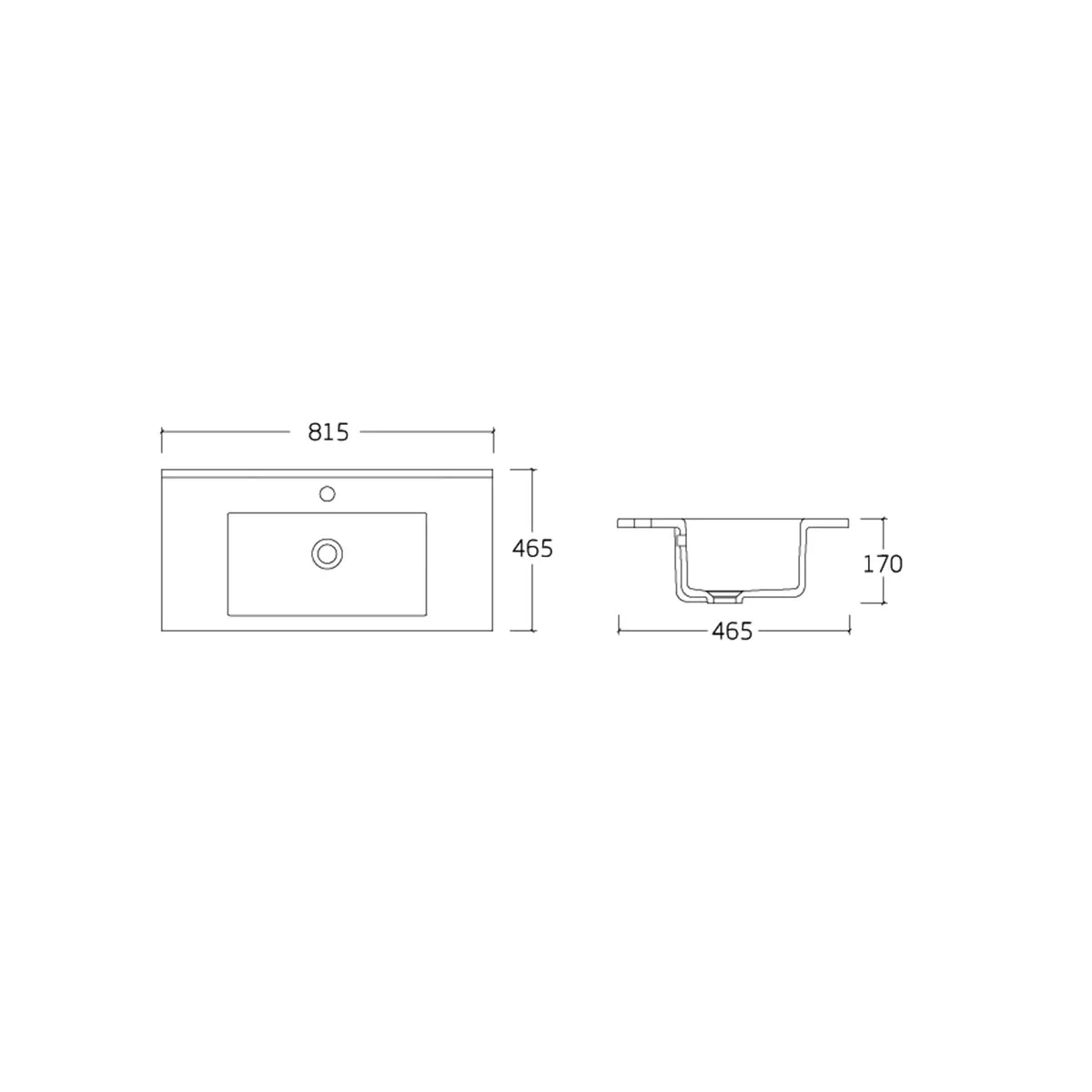 Товар: Раковина VBS-13980 керамическая, цвет белый - фото 2 Раковина VBS-13980 керамическая, цвет белый — фото 2, Раковины