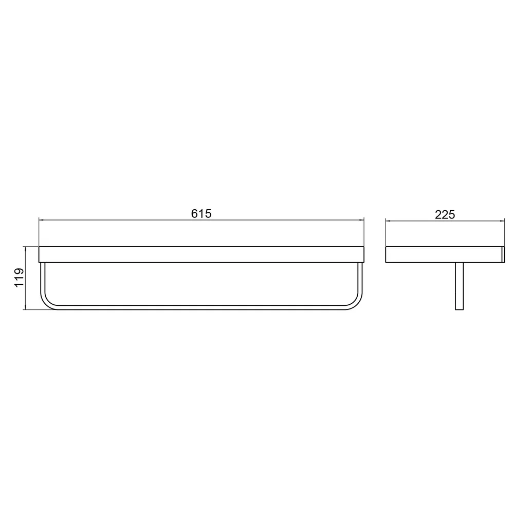 Товар: Полка для полотенец Timo Petruma 15258/18 черное золото - фото 4 Полка для полотенец Timo Petruma 15258/18 черное золото — фото 4, Полки для полотенец
