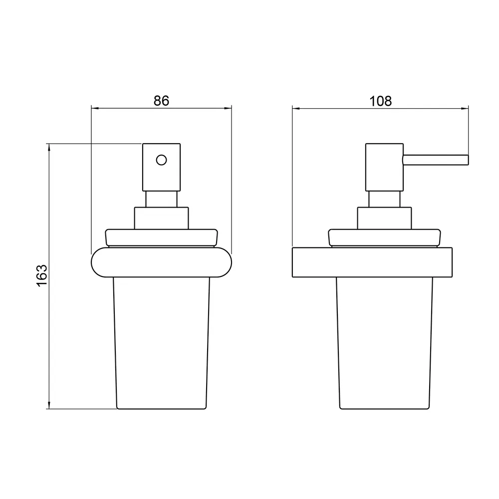 Дозатор Timo Luiro 18439/18 черное золото — фото 2, Дозаторы