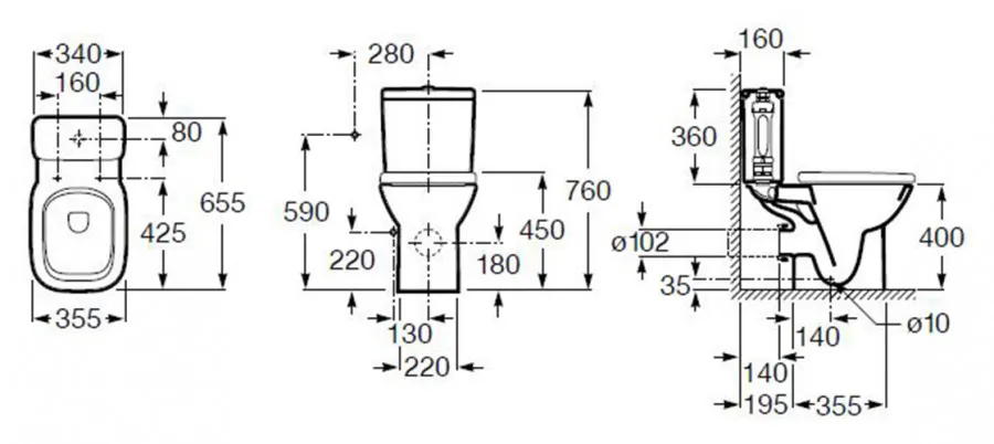 Товар: DEBBA Бачок для унитаза, механизм двойного слива на 4,5/3, белый. (RU). ROCA 734199100Y - фото 6 DEBBA Бачок для унитаза, механизм двойного слива на 4,5/3, белый. (RU). ROCA 734199100Y — фото 6, Комплектующие для туалета