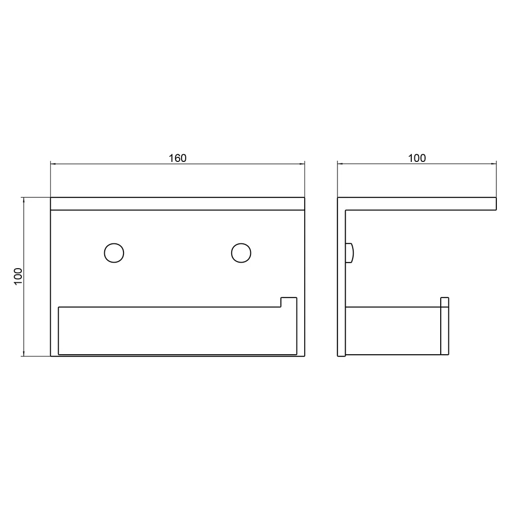 Товар: Бумагодержатель с полкой для телефона Timo Petruma 15243/18 черное золото - фото 2 Бумагодержатель с полкой для телефона Timo Petruma 15243/18 черное золото — фото 2, Держатели туалетной бумаги