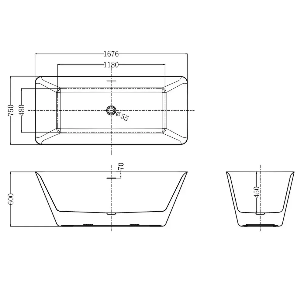 Товар: Ванна AQUAme акриловая отдельностоящая AQM3502GW - фото 7 Ванна AQUAme акриловая отдельностоящая AQM3502GW — фото 7, Акриловые ванны