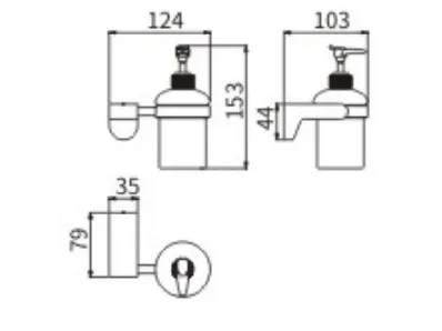 Товар: Дозатор CeramaLux 51012 - фото 2 Дозатор CeramaLux 51012 — фото 2, Дозаторы