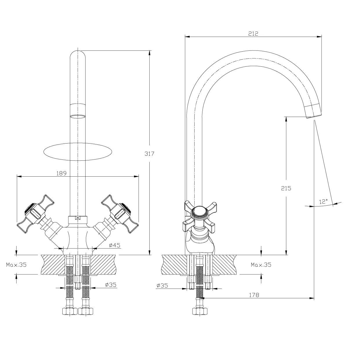 Товар: Z02 Смеситель для кухни, выс.пов.излив 222мм, р/ДВ, хром, ROS, Z02-71 - фото 2 Z02 Смеситель для кухни, выс.пов.излив 222мм, р/ДВ, хром, ROS, Z02-71 — фото 2, Смесители для кухни