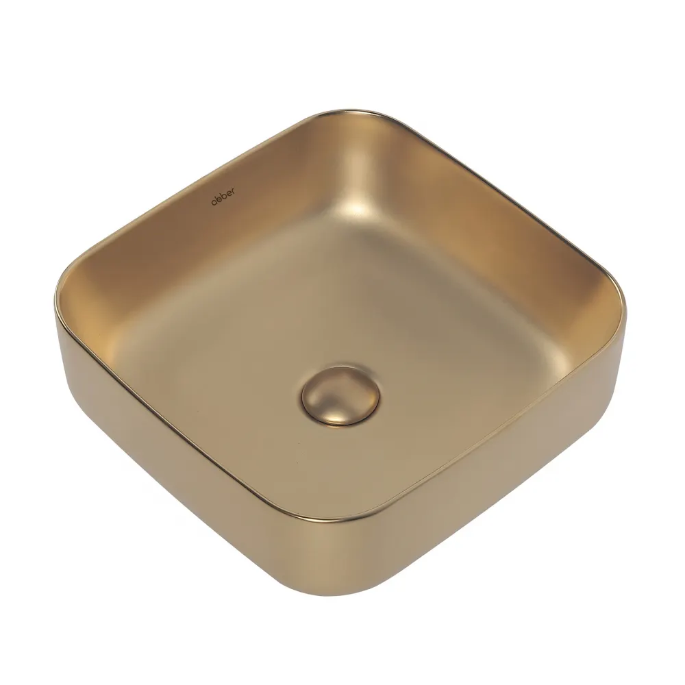 Товар: Раковина накладная ABBER Rechteck AC2211MMG золото матовое - фото 5 Раковина накладная ABBER Rechteck AC2211MMG золото матовое — фото 5, Раковины накладные