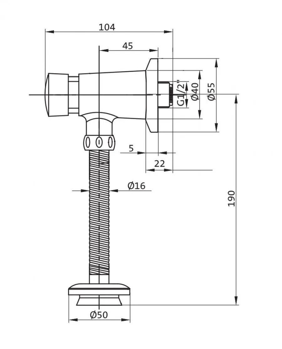 Товар: ГАЛА писсуар с креплением, вертикальным сифоном и краном. САНТЕК 1WH501805 - фото 10 ГАЛА писсуар с креплением, вертикальным сифоном и краном. САНТЕК 1WH501805 — фото 10, Писсуары