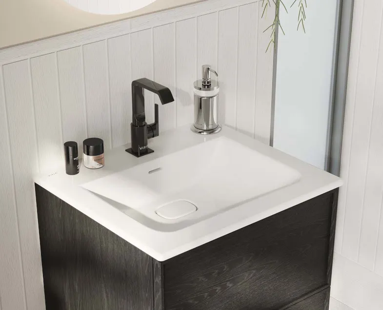 A4261639 Suit Смеситель для раковины глянцевый черный VITRA — фото 3, Смесители для раковины