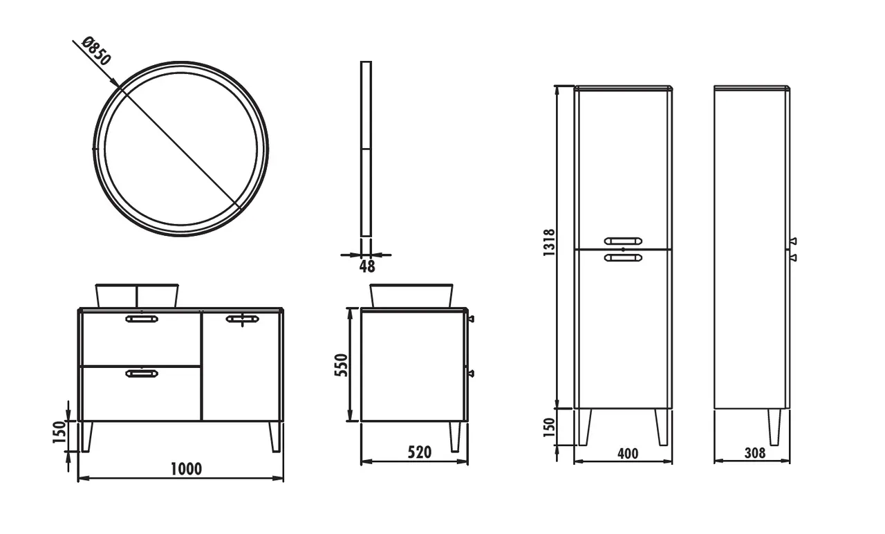Товар: PATARA Нижний модуль PT0100.42.MBY + Раковина LP140-00CB00E-0000 PT0100.42.MBY + LP140-00CB00E-0000 - фото 2 PATARA Нижний модуль PT0100.42.MBY + Раковина LP140-00CB00E-0000 PT0100.42.MBY + LP140-00CB00E-0000 — фото 2, Тумбы с раковиной