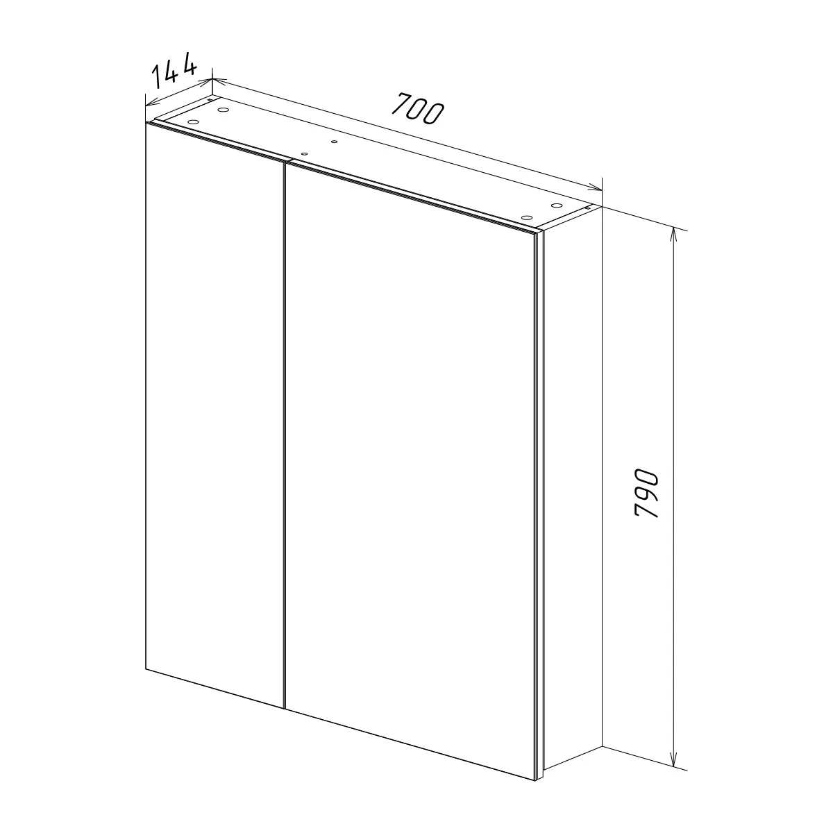 Товар: Шкаф зеркальный Lemark UNIVERSAL 70х80 см 2-х дверный, цвет корпуса: Белый глянец LM70ZS-U - фото 6 Шкаф зеркальный Lemark UNIVERSAL 70х80 см 2-х дверный, цвет корпуса: Белый глянец LM70ZS-U — фото 6, Зеркальные шкафы в ванную