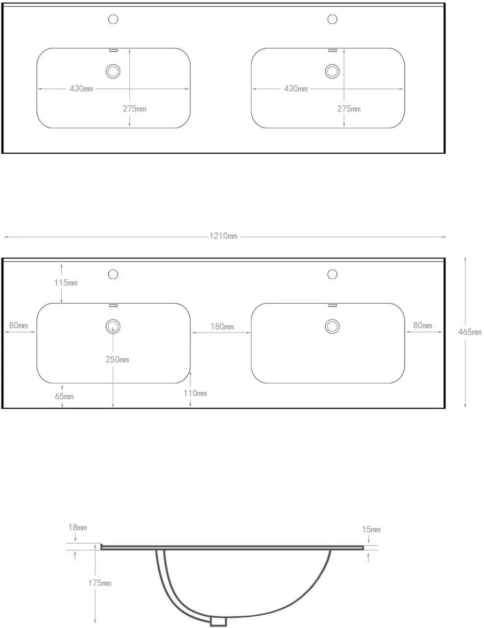 Раковина Allen Brau Glority 120 1.35011.20 — фото 14, Раковины