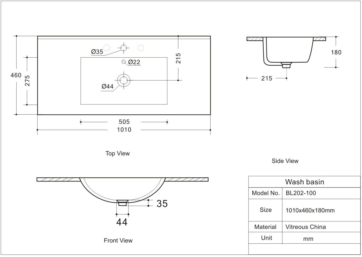 Товар: Раковина Aquanet Flow 100 00347433 - фото 7 Раковина Aquanet Flow 100 00347433 — фото 7, Раковины