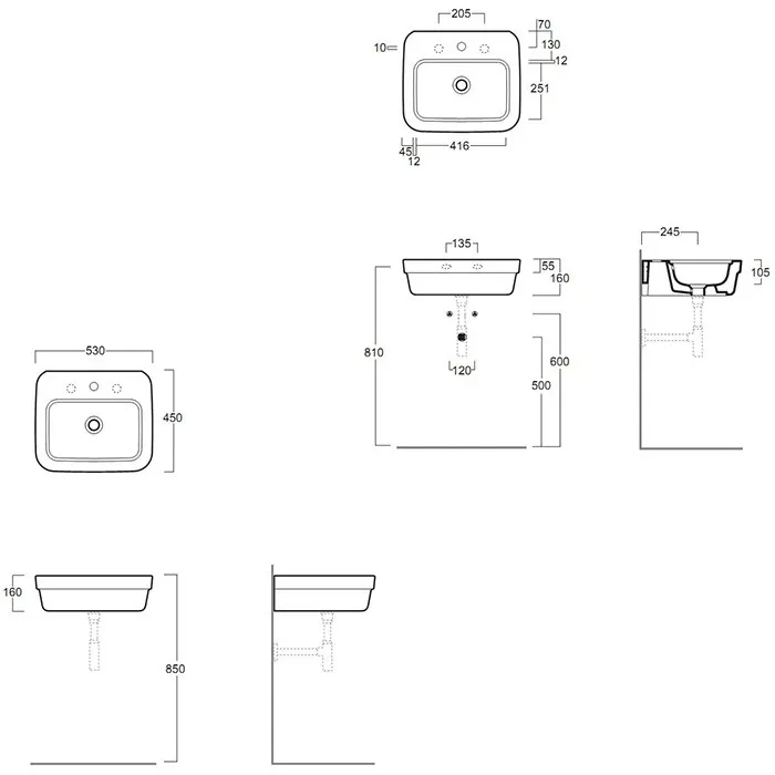 Товар: Раковина SIMAS EVOLUTION подвесная с одним отверстием цвет белый EVO15 - фото 2 Раковина SIMAS EVOLUTION подвесная с одним отверстием цвет белый EVO15 — фото 2, Раковины подвесные