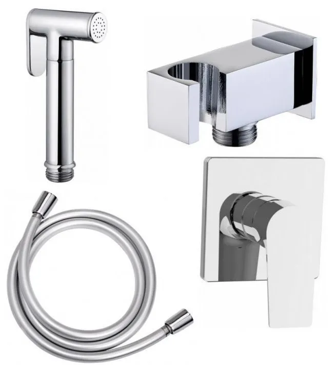 Товар: Набор смесителя с гигиеническим душем Aquanet Static 1.04 (с внутренней частью) 00257147 - фото 1 Набор смесителя с гигиеническим душем Aquanet Static 1.04 (с внутренней частью) 00257147 — фото 1, Смеситель для душа