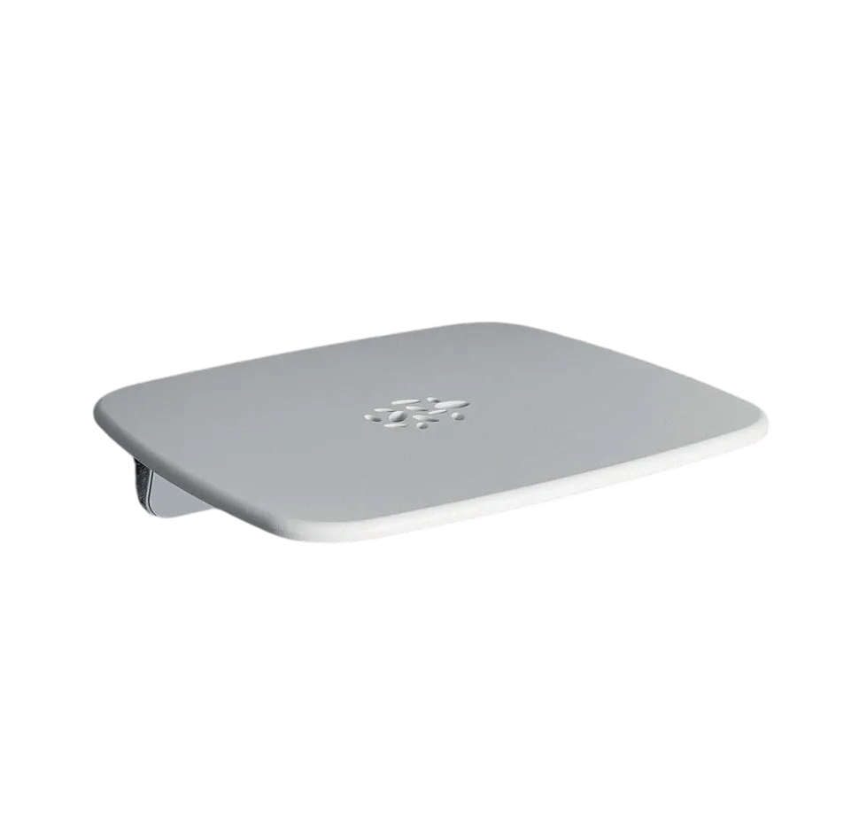 Сиденье для душа COLOMBO DESIGN SEDILI В9645 настенное цвет белый максимальная нагрузка 160 кг — фото 4, Сиденья