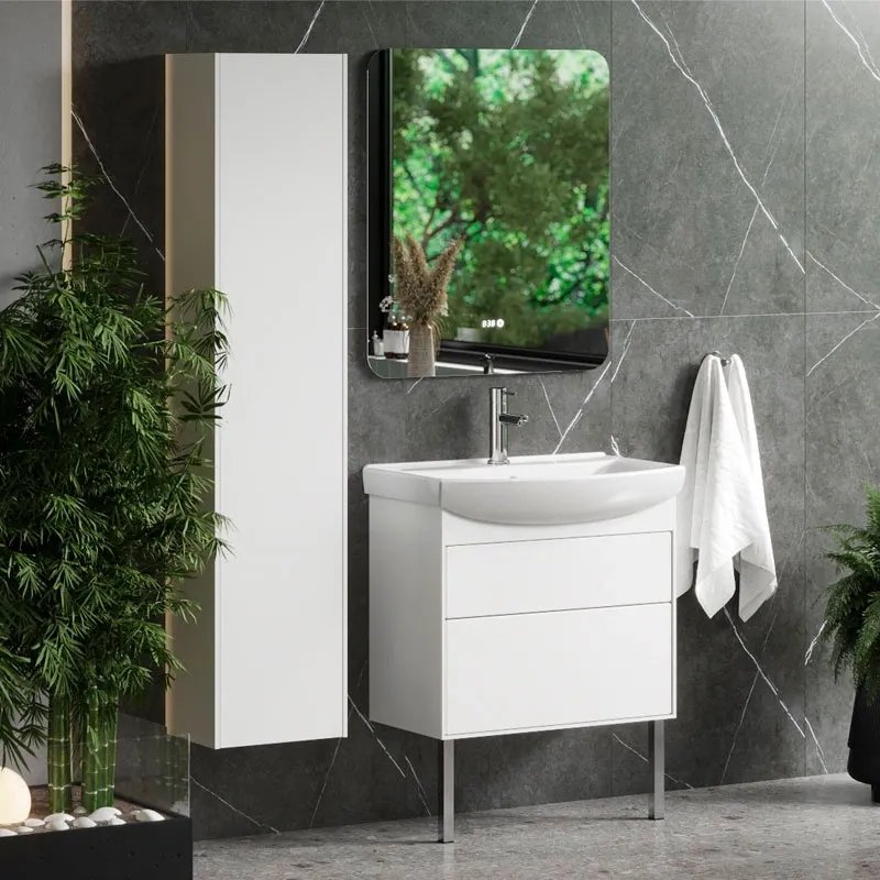 Раковина КЕРАМИН КЛЕРМОНТ 55 белый глянец CDB00028499 (4810531150060) — фото 4, Раковины