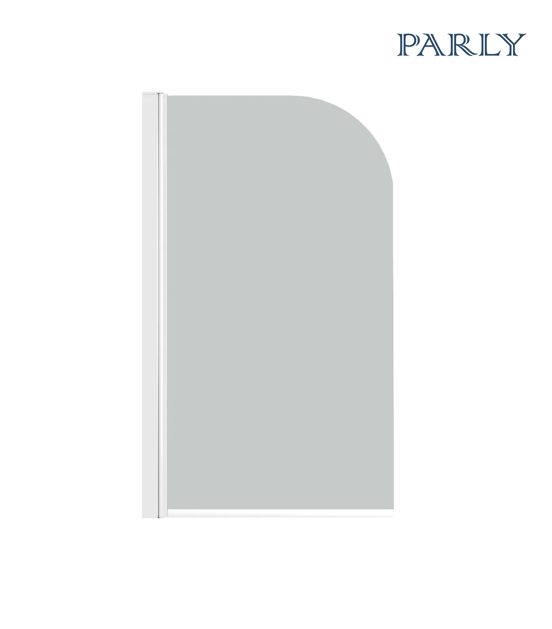 Шторка F04F для ванной, распашная PARLY (130x75) — фото 3, Шторки для ванной распашные