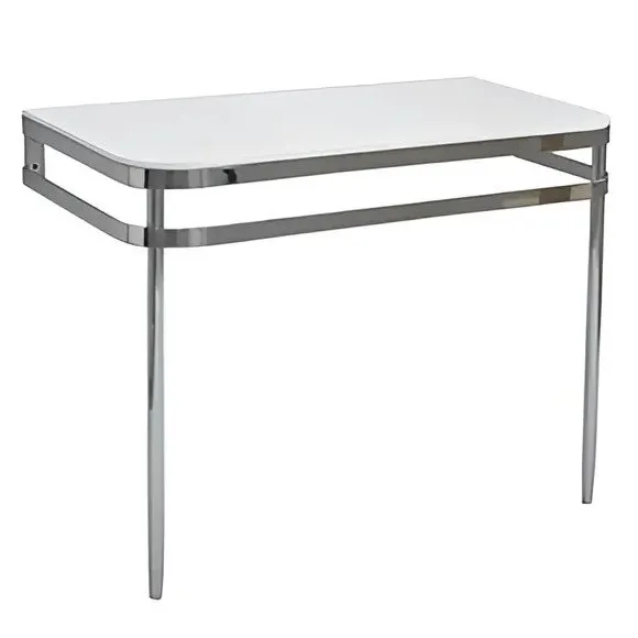 Консоль, Artceram, Azuley напольная/пристенная цвет белый/хром AZA003 71 01 — фото 3, Консоли