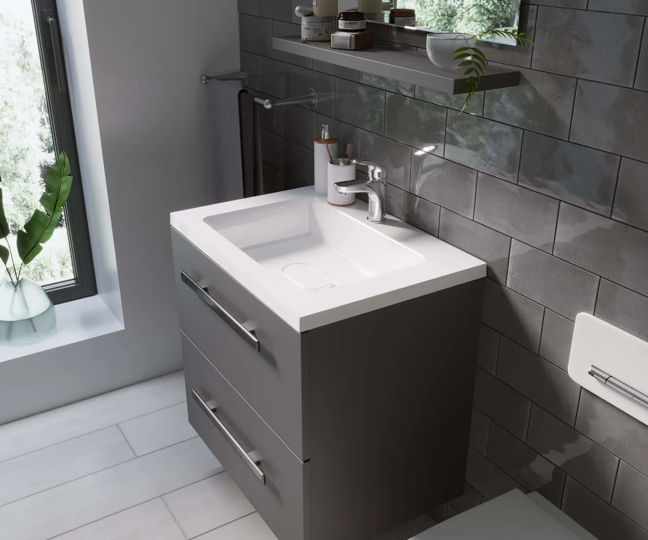 Товар: Раковина мебельная и на столешницу Modul 65 4627173210423 - фото 5 Раковина мебельная и на столешницу Modul 65 4627173210423 — фото 5, Раковины накладные