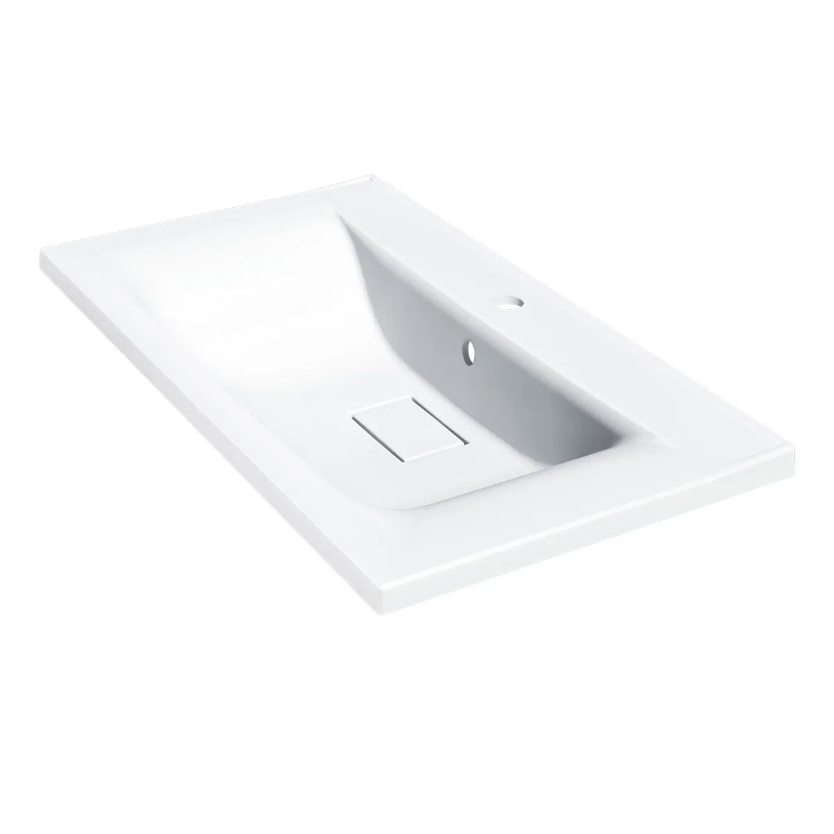 Раковина VCB-3M800W из искуственного камня, цвет белый — фото 2, Раковины