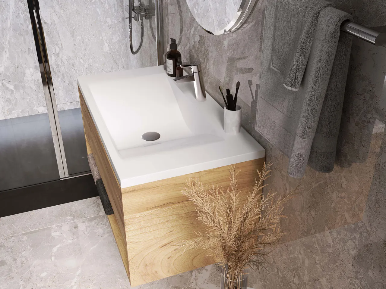 Товар: Раковина мебельная и на столешницу Pulsus 80 4627173210690 - фото 4 Раковина мебельная и на столешницу Pulsus 80 4627173210690 — фото 4, Раковины накладные