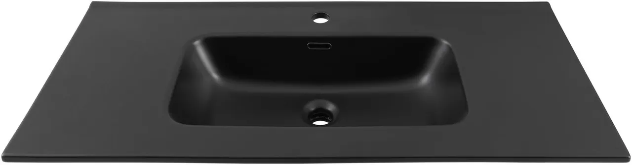 Товар: Раковина Aquanet Flat 100 черная матовая 00329257 - фото 4 Раковина Aquanet Flat 100 черная матовая 00329257 — фото 4, Раковины