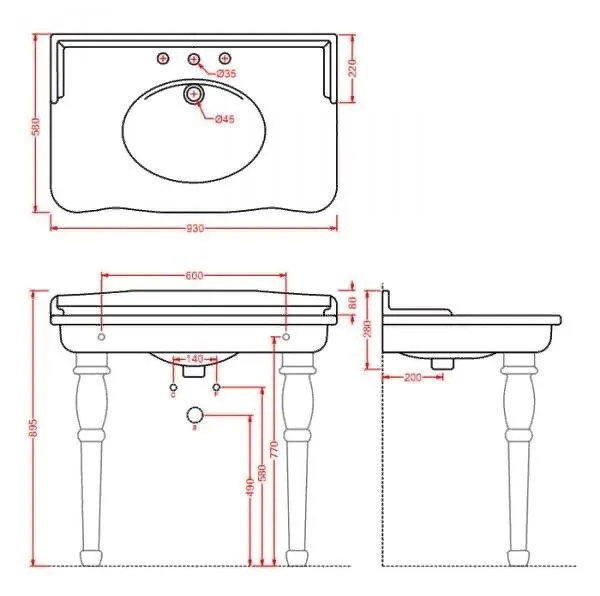 Товар: Раковина Artceram Hermitage под консоль с одним отверстием цвет белый HEL005 01 00 - фото 3 Раковина Artceram Hermitage под консоль с одним отверстием цвет белый HEL005 01 00 — фото 3, Раковины накладные