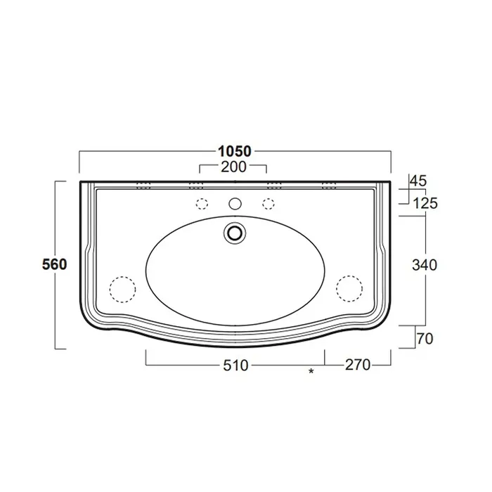 Товар: Раковина SIMAS ARCADE подвесная на тумбу на ноги на кронштейны с одним отверстием со спинкой цвет белый AR874 - фото 2 Раковина SIMAS ARCADE подвесная на тумбу на ноги на кронштейны с одним отверстием со спинкой цвет белый AR874 — фото 2, Раковины подвесные