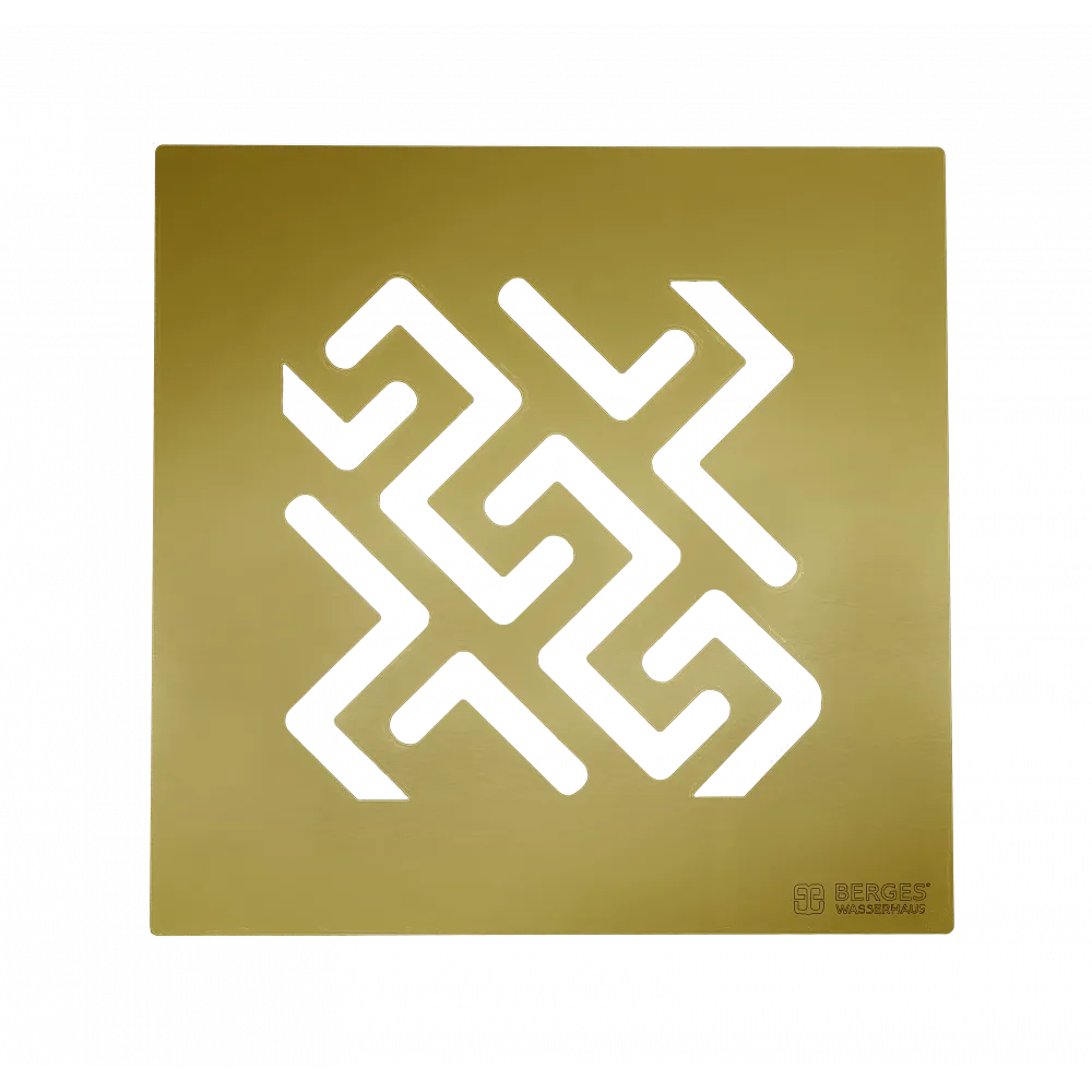 Товар: Трап BERGES водосток PLATZ Antik 150х150, бронза, S-сифон D50 H60 боковой 094161 - фото 8 Трап BERGES водосток PLATZ Antik 150х150, бронза, S-сифон D50 H60 боковой 094161 — фото 8, Трапы для душа