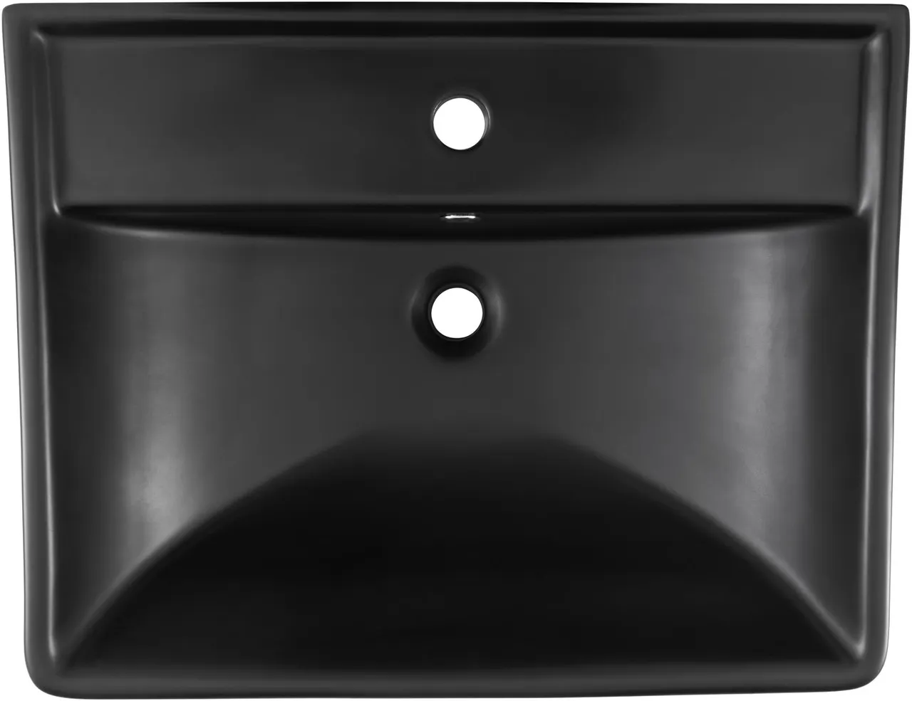 Товар: Раковина Aquanet Ирис 60 черная матовая 00329247 - фото 3 Раковина Aquanet Ирис 60 черная матовая 00329247 — фото 3, Раковины