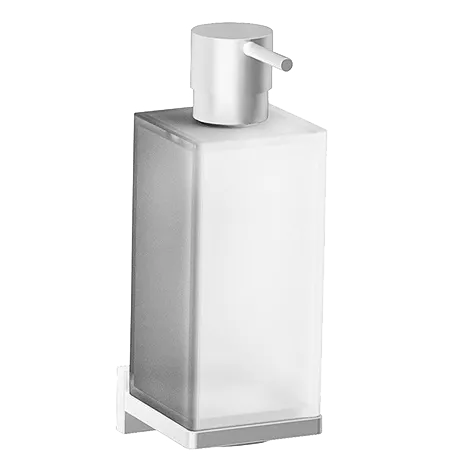 Дозатор COLOMBO DESIGN LOOK B9316.BM настенный цвет белый матовый — фото 3, Дозаторы