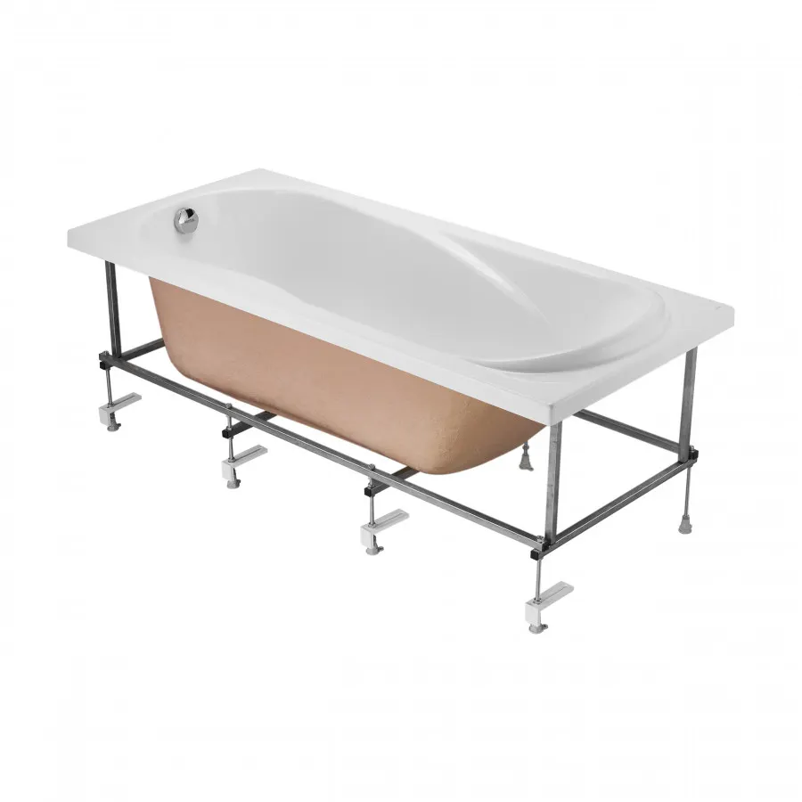 Товар: Монтажный комплект для ванны КАЛЕДОНИЯ 160х75 см. (рама, слив-перелив с сифоном, крепеж к стене, кре 1WH302389 - фото 5 Монтажный комплект для ванны КАЛЕДОНИЯ 160х75 см. (рама, слив-перелив с сифоном, крепеж к стене, кре 1WH302389 — фото 5, Ванны и комплектующие