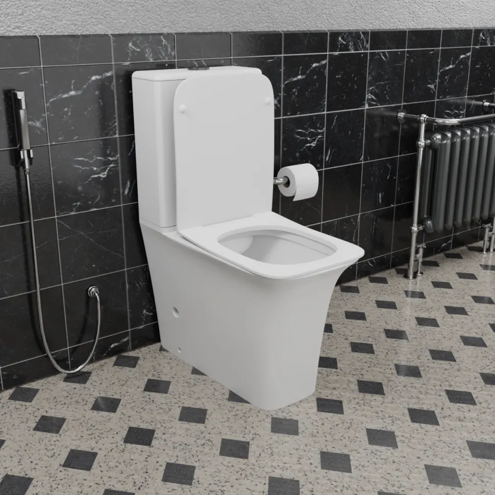 Унитаз напольный CeramaLux 1222A 1222-1A — фото 1, Напольные унитазы