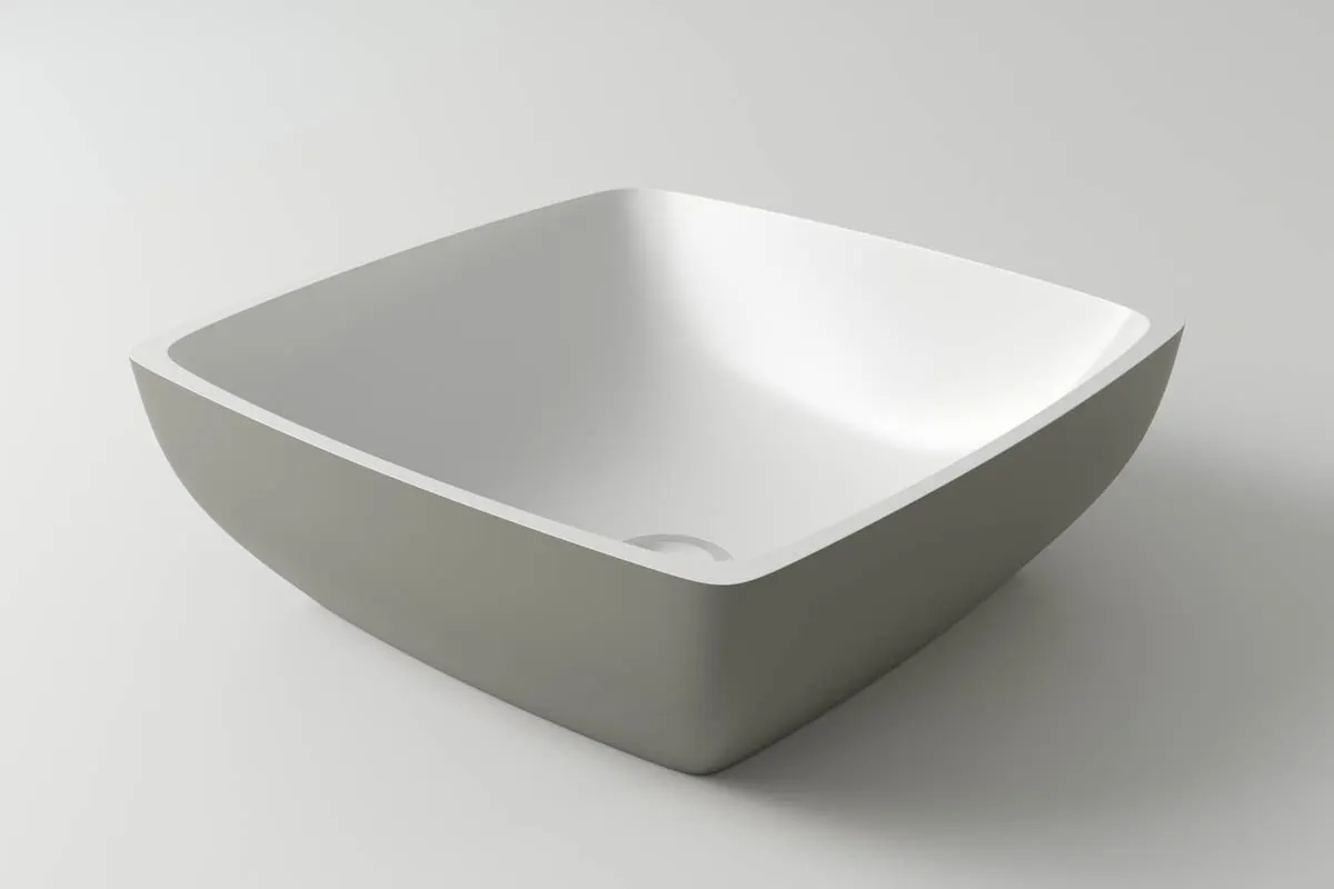 Раковина JUPITER Soft Rock Duo 43 Х 43 RAL* 1.02.007.11.2 — фото 4, Раковины