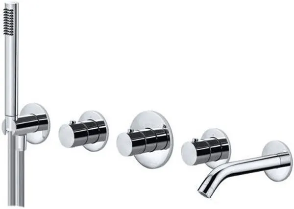 Товар: Смеситель для ванны с душем Paffoni Modular Box MDE001ST - фото 2 Смеситель для ванны с душем Paffoni Modular Box MDE001ST — фото 2, Смеситель для ванны