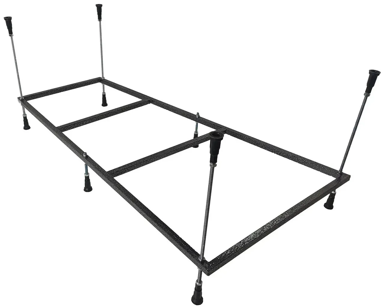 Ванна акриловая с каркасом БЕЗ экрана ORTIZ (1600x750x580) приставная, белая PARLY CT10818 — фото 4, Акриловые ванны