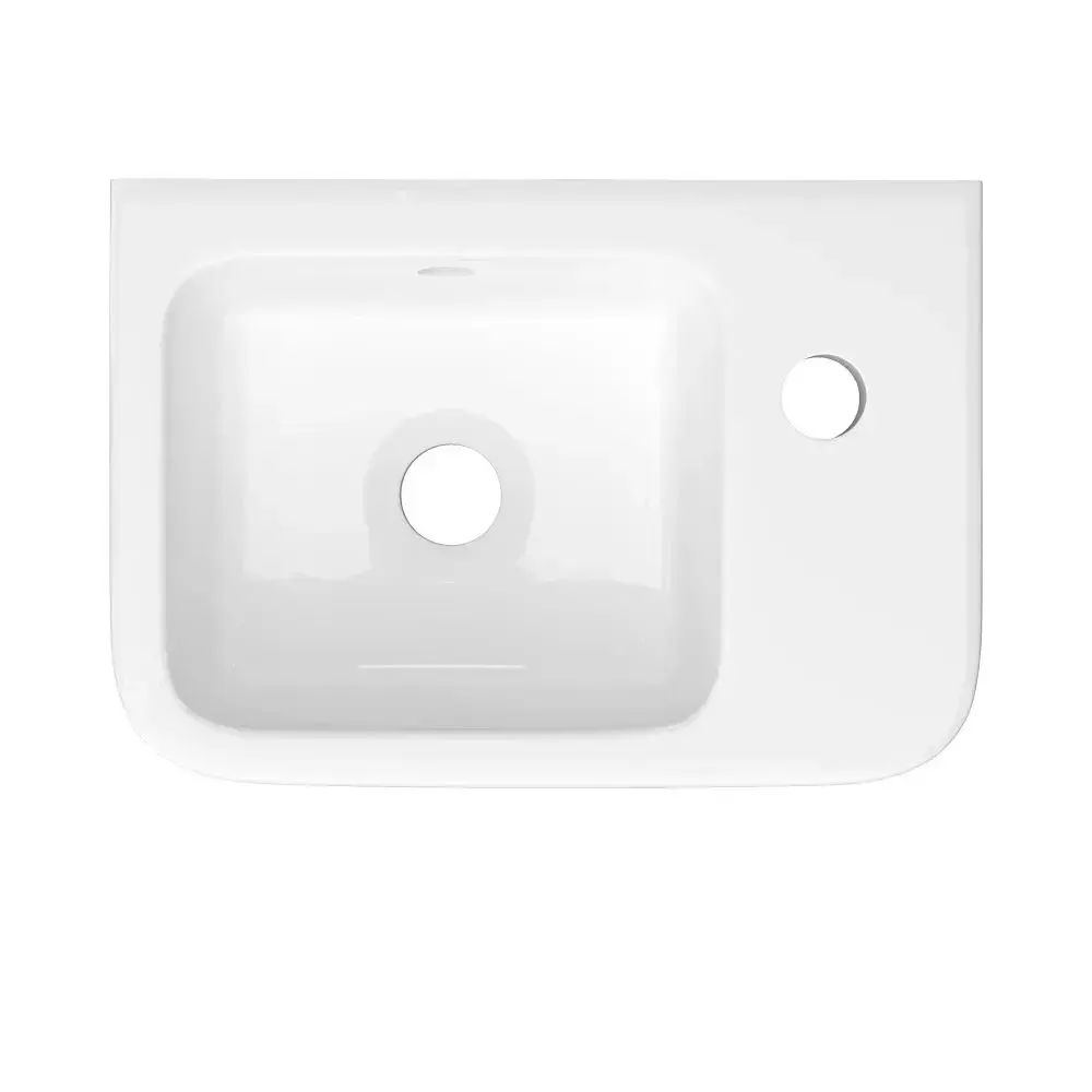 Раковина КЕРАМИН СКВЭА 36 белый глянец CDB00023552 (4810531138990) — фото 2, Раковины